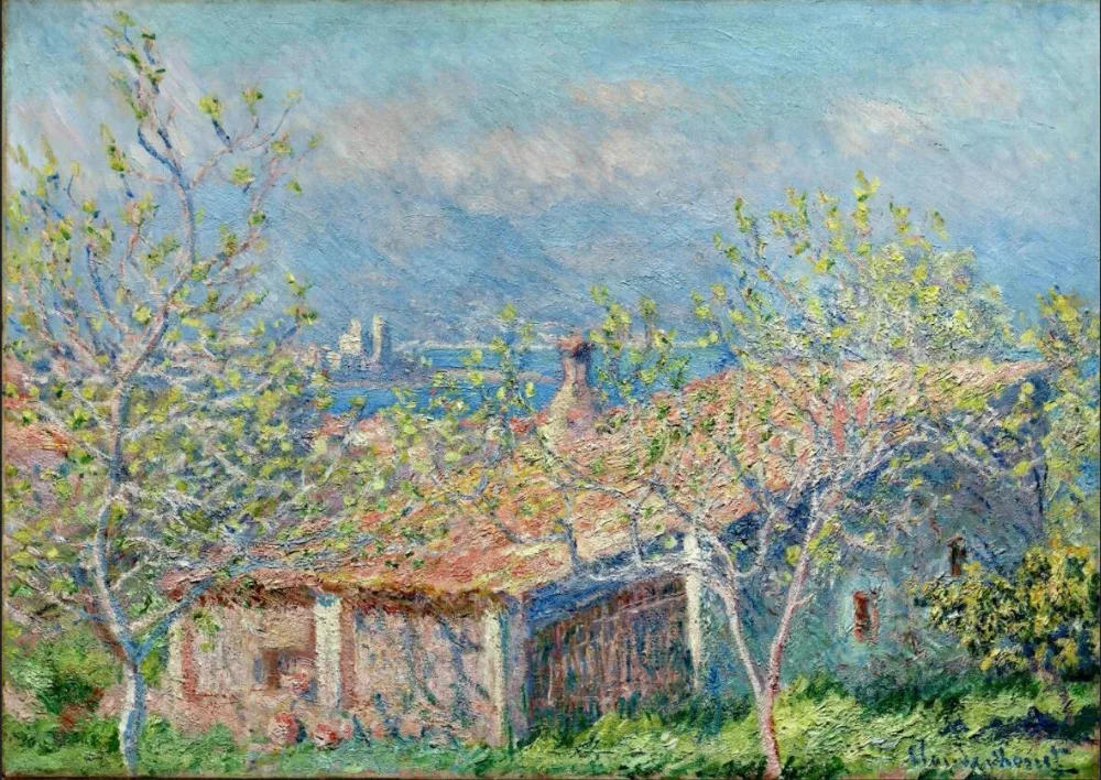 Высокое качество картина маслом холст репродукции садовник дом в Антибе (1888)