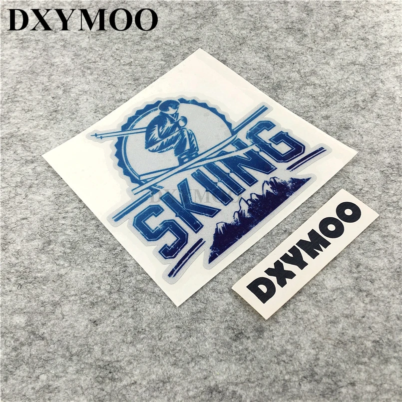 

Car Styling Sports I LOVE SKIING Winter Car Window Sticker Decals 3M Reflective