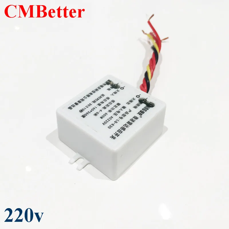 CMBetter AC220V 240V микроволновый радар датчик движения тела переключатель ac220в для