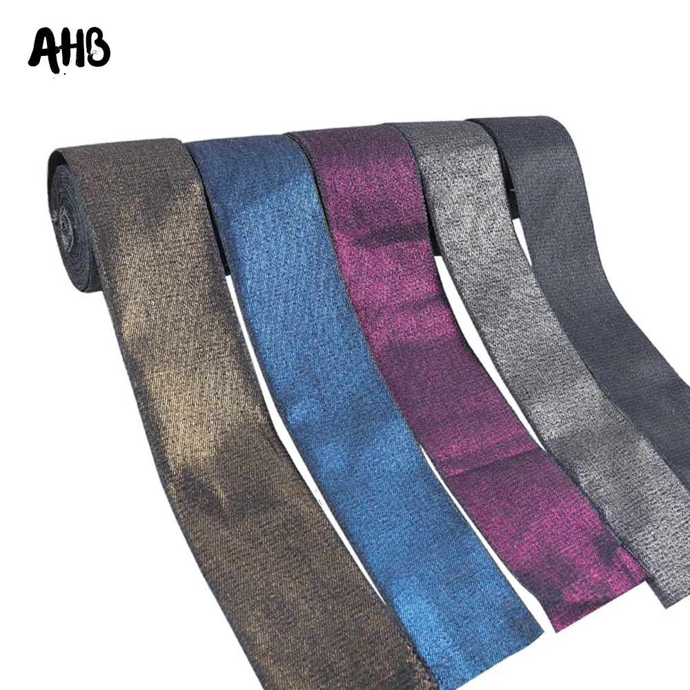 

AHB 2Y Wash Cotton Denim Ribbon 75MM Denim Twill Ribbon Holiday Decor Materials For Bows Gifts Packing Wrapping Accessories