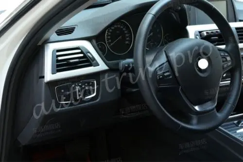 2X хромированная крышка переключателя света для BMW X5 3 4 серии F30 F34 F33 F32 F36 запчасти