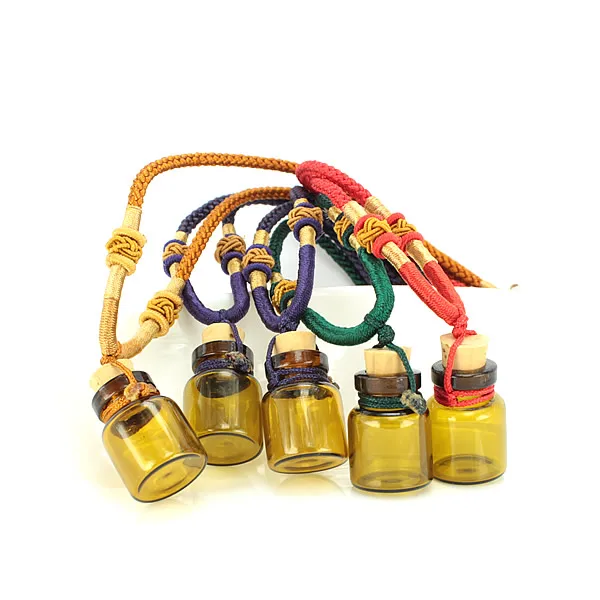 5 шт. мини ароматерапия эфирное масло стеклянный флакон Диффузор Подвеска