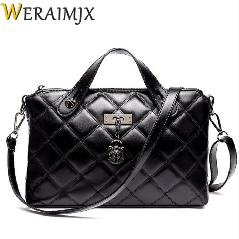 Weraimjx Роскошные Сумки Для женщин дизайнер плечо сумка Bolsa feminina цепи из кожи MJ303|genuine