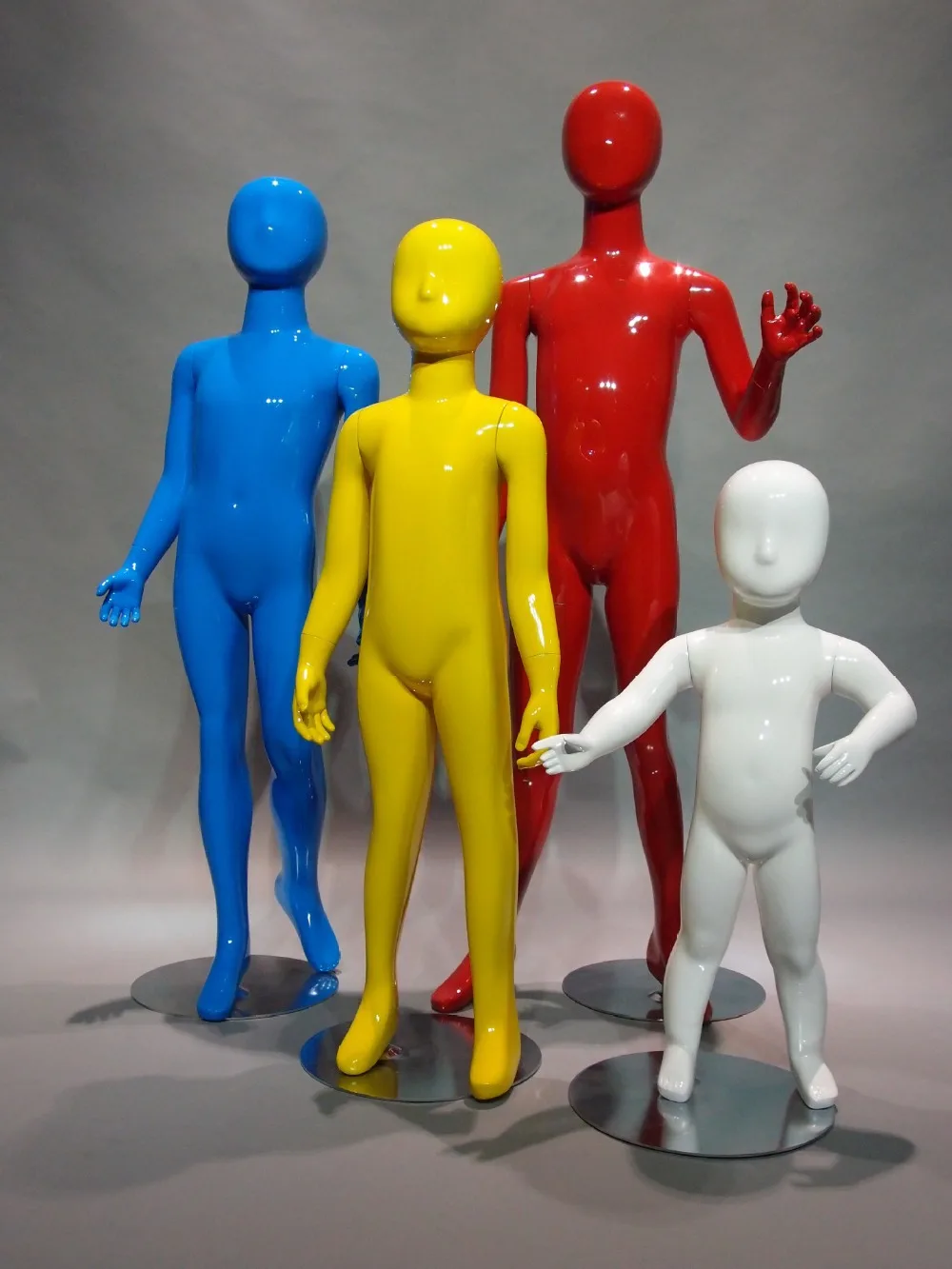 Модный красочный детский манекен разные стили Детская модель из