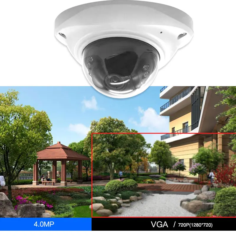 4CH 4.0MP система безопасности Видео AHD комплект камеры видеорегистратора CCTV