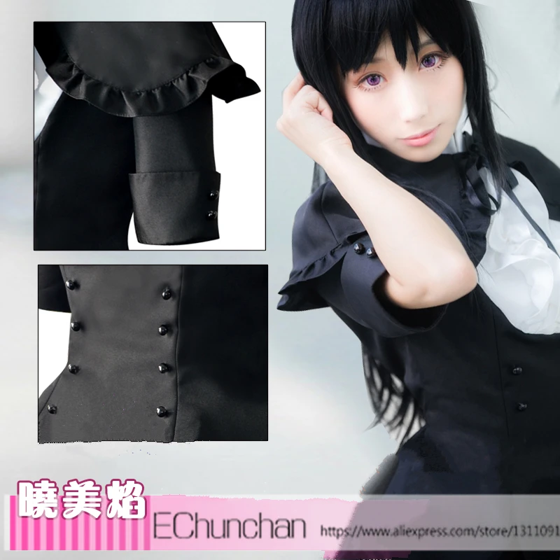 Черное платье для косплея Puella Magi Madoka Magica Homura Akemi|cosplay costume|dress cosplayhomura akemi |