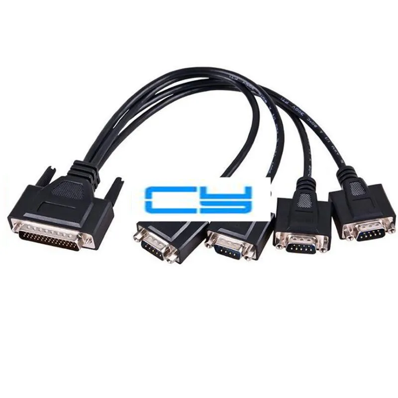 RS422 DB44 pin к 4x DB9 кабель дБ 9 RS 422 адаптера последовательной карты для PCI 4 x / 485
