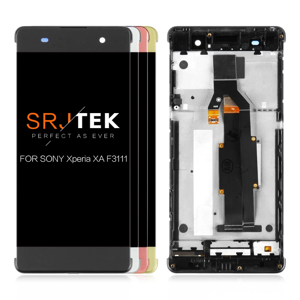Протестированный " для SONY Xperia XA F3111 F3112 F3116 lcd кодирующий преобразователь сенсорного экрана в сборе запасные части XA дисплей