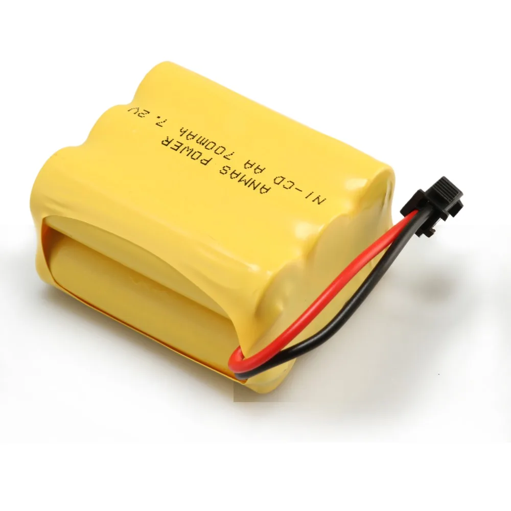 Anmas Power Lot 1 ~ 5Pack Ni Cd AA игрушечный автомобиль SM 2Pin Plug 7 2 V 700mAh RC перезаряжаемая