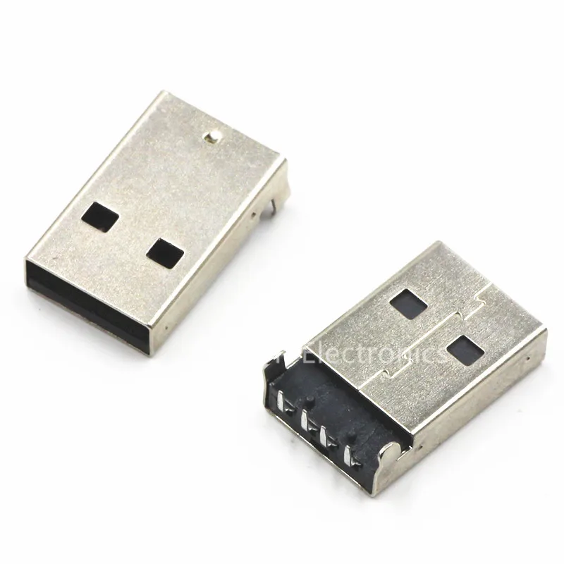 

10pcs Micro USB Connector DIY USB 2.0 A Male Connector Plug Socket Black