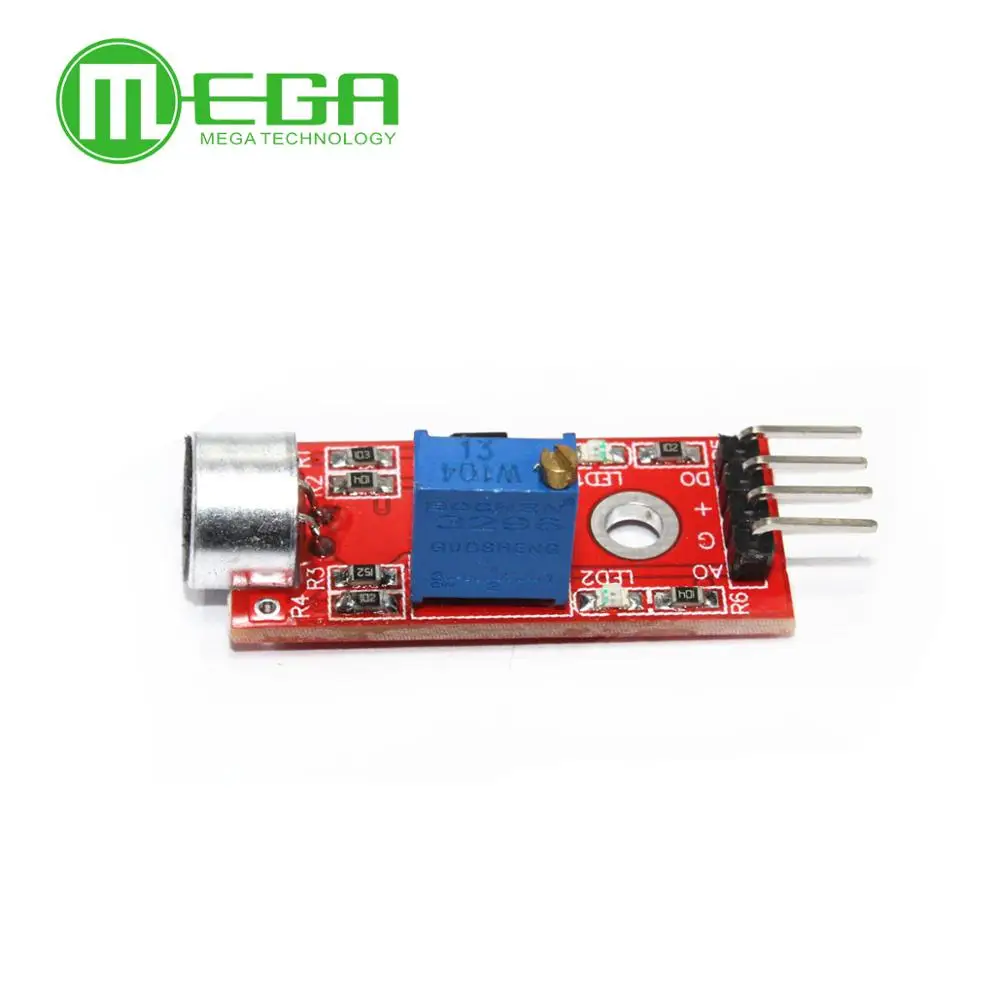 100 шт. KY-037 Высокочувствительный звуковой модуль датчика микрофона для Arduino AVR PIC |