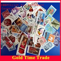 100 pieces lot american used postage stamps with post mark for collecting from uitied states