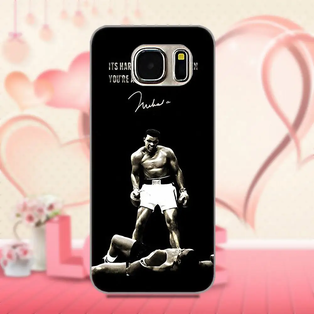 Oedmeb король бокса Мухаммед Али для Apple iPhone 4 4S 5 5C 5S SE 6 6S 7 8 Plus X LG G3 G4 G5 G6 K4 K7 K8 K10 V10