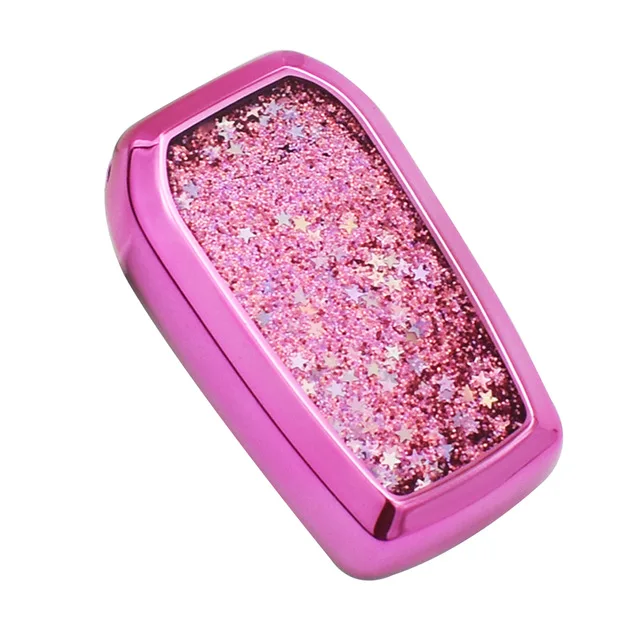 A-pink Противоударный мягкий ТПУ ключа автомобиля чехол для AUDI A4 B9 Q5 Q7 TT TTS 8 S Авто ключевой защитный брелок с защитой от падения - Название цвета: A-pink