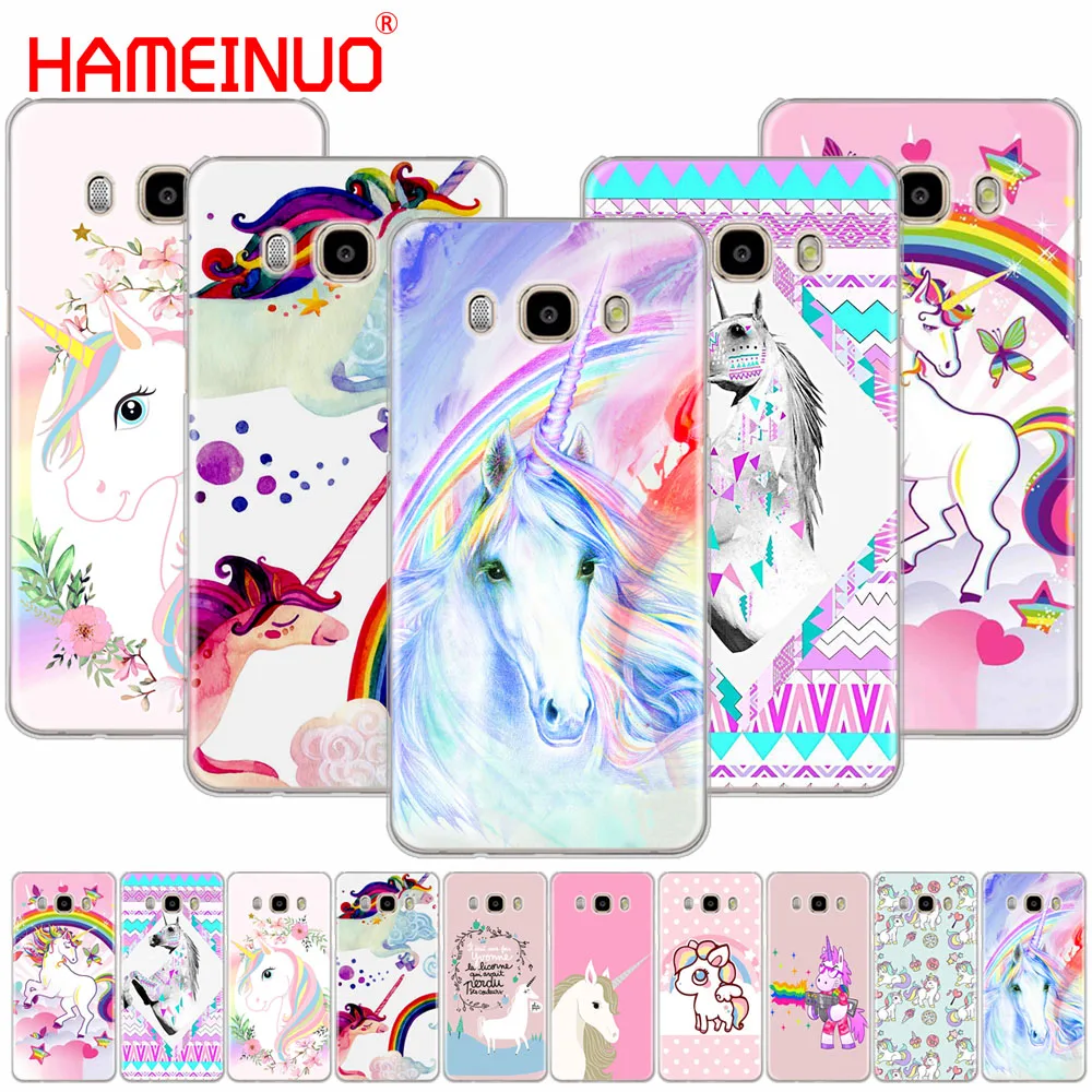 Радужный милый чехол HAMEINUO с единорогом для телефона Samsung Galaxy J1 J2 J3 J5 J7 MINI ACE 2016 2015
