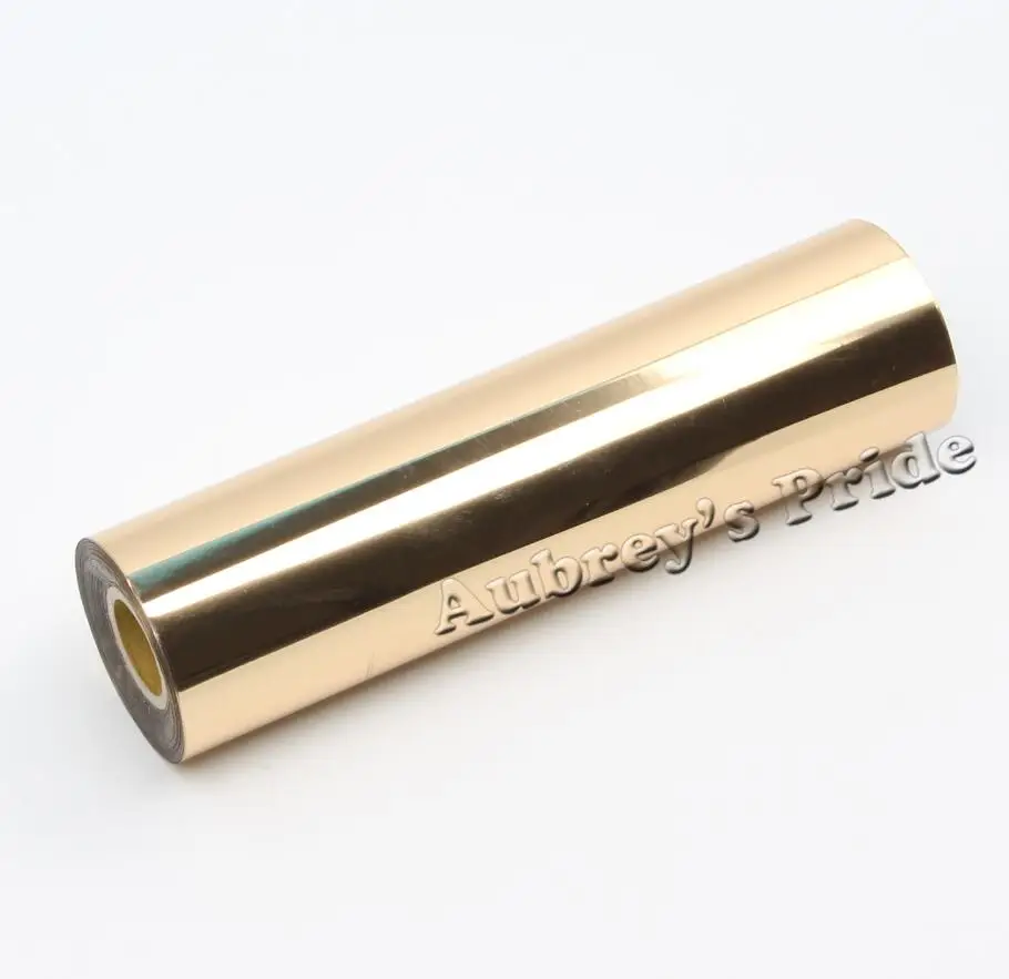 21CM Light Gold Roll 210 мм х 120 м/рулон горячего тиснения фольгой бумажный ламинатор ламинирование трансфер на элегантных картах - Цвет: 21CM Light Gold Roll