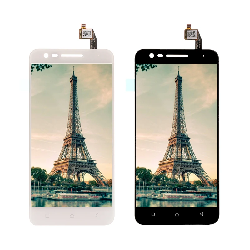 Черный сенсорный экран дигитайзер стекло + ЖК дисплей в сборе для Lenovo K10a40 / Vibe C2