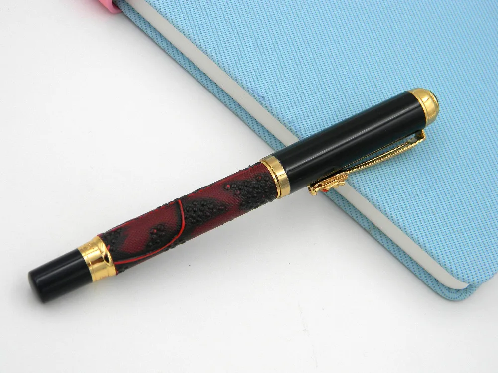 Шариковая ручка Dragon Cortex в китайском стиле с узором винограда подарок из красного