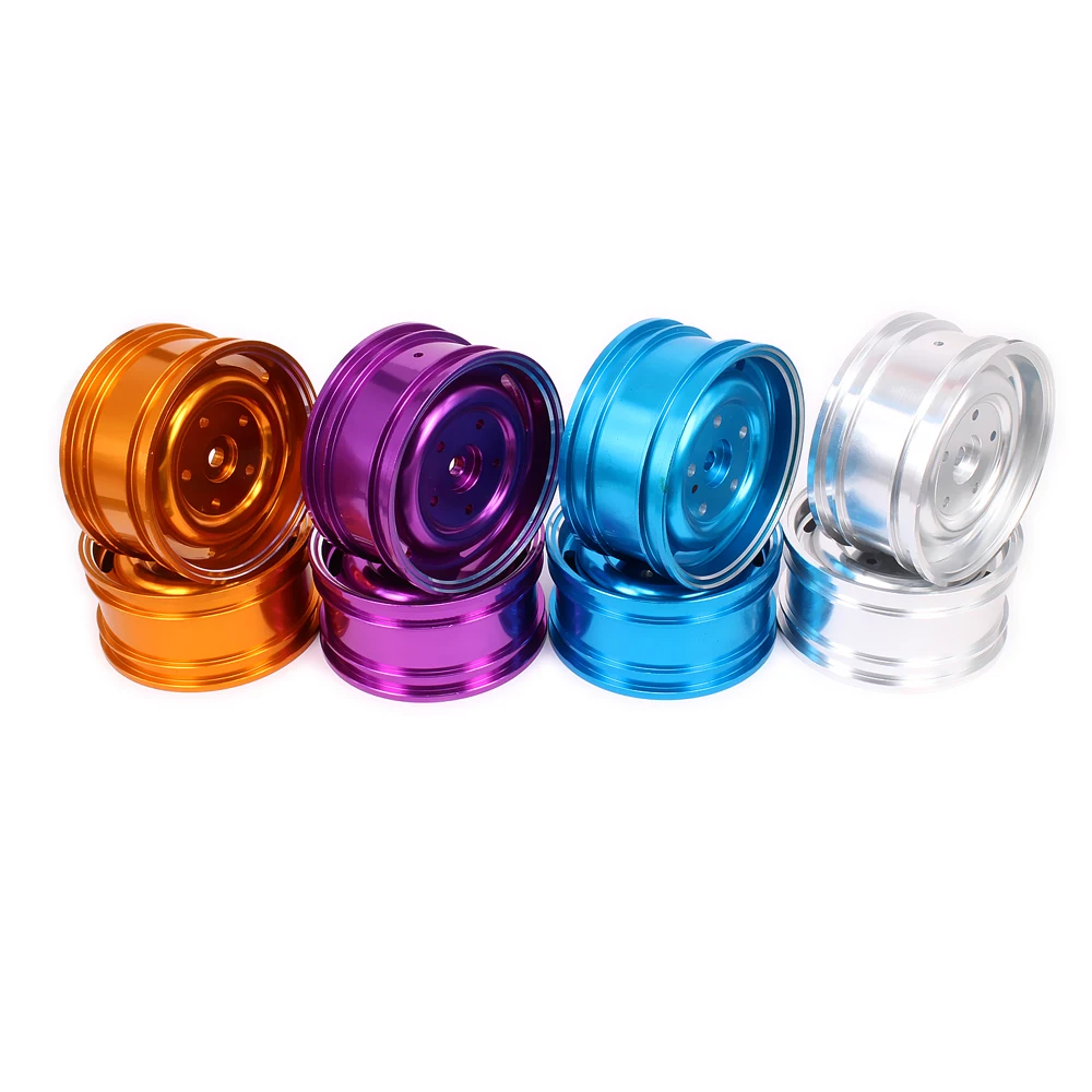 4 Slot Wheel Rim w/o Tire Tyre For Rc 1/10 On-Road Drifting Racing Car Crawler 52mm dia HSP Axial Wltoys Himoto Traxxas Redcat | Игрушки и
