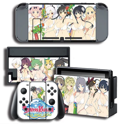 SHINOVI VERSUS 2 Виниловая Защитная Наклейка для кожи SHINOVI VERSUS для Kind Switch NS консоль+ контроллер+ подставка-держатель защитная пленка - Цвет: SHINOVI VERSUS 2