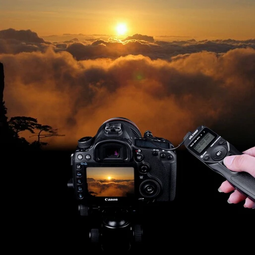 

VILTROX Time Lapse Intervalometer Timer Remote Control Shutter Release with C3 Cable for Camera Canon 1D Series 5D 5DII 5DIII