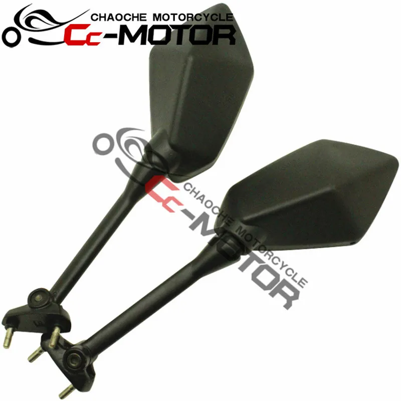black scooter backup mirrors carbon fibre motorcycle rear view side mirror for Kawasaki ninja650R ER-6F 09-15 ninja400R Z1000SX |