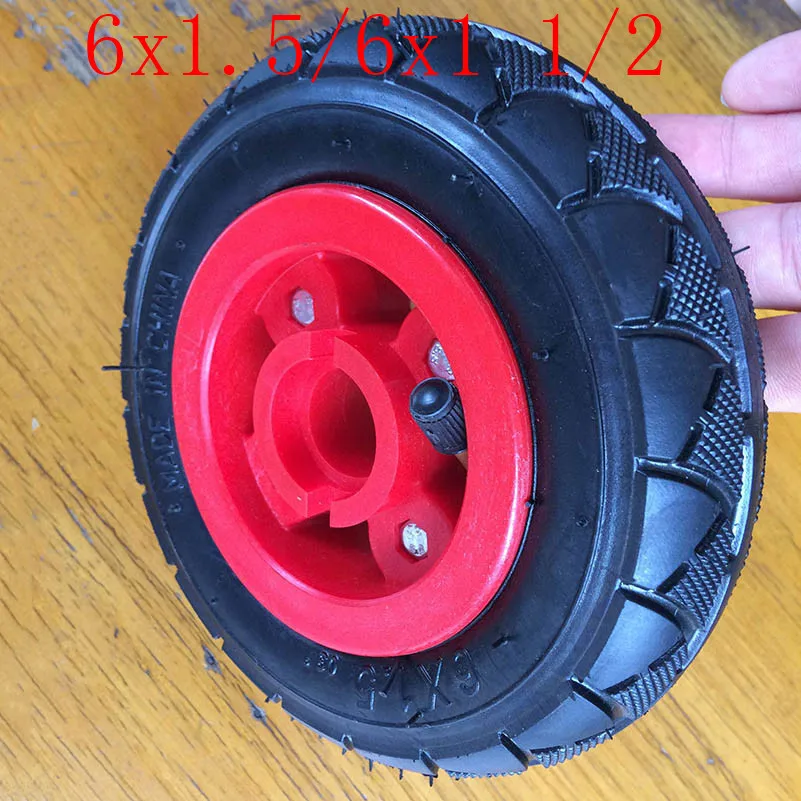 

Lightning shipment 6 Inch Scooter Tire & Inner Tube and rim Set 6X1.5 for Electric Scooter Wheel Chair Truck