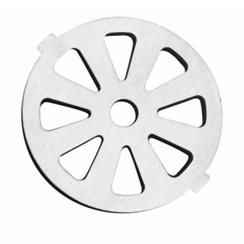 

1pc Meat Grinder Plate Net Cut Meat Grinder Parts Elements Replace Stainless Steel Meat Hole Plate 5 pattern to choose