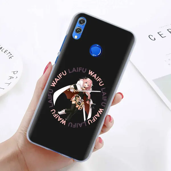 09 Waifu Sugoi чехол для телефона аниме для huawei Honor 8X 8A Pro 8C 8S 9 10 Lite 20i Honor Play Y7 Y9 крышка чехол Coque - Цвет: 09