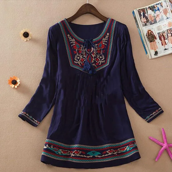 Этнические женские топы весна 2021 винтажная тропическая рубашка женская блуза с