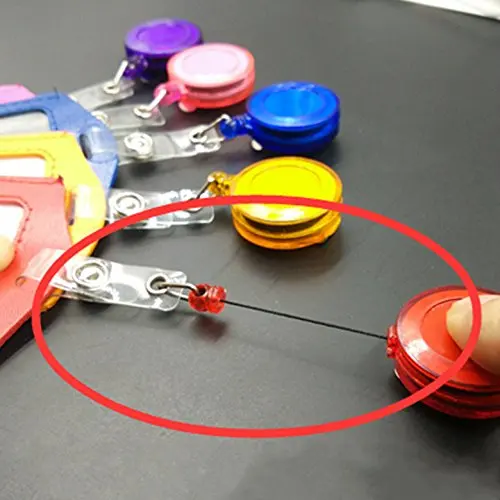 10 шт./упаковка разноцветные вертикальные значки|badge card holder|id badge holderid |