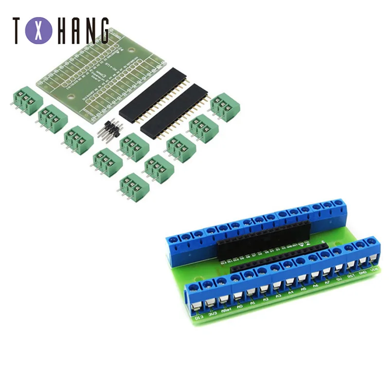 Плата адаптера расширения нано терминала для Arduino Nano V3.0 AVR ATMEGA328P с NRF2401 + интерфейс