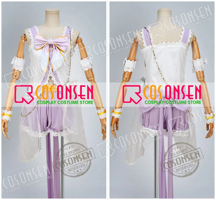 COSPLAYONSEN Love Live! White Valentine's Day Awakening Dress Honoka Kosaka Cosplay Costume All Sizes | Тематическая одежда и