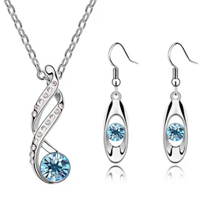 Новинка 2014 оптовые продажи австрийский кристалл свадебные комплекты ювелирных