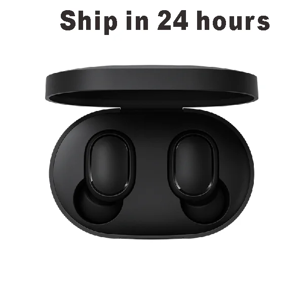 CN Ship 24 hours Глобальная версия Xiao mi Red mi Airdots TWS Bluetooth наушники стерео бас BT 5,0 Eeadphones Handsfree наушники AI управление mi IPX4 - Цвет: CN Ship 24 hours