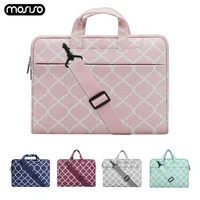 mosiso laptop bag 11 12 13 3 14 15 15 6 inch laptop handbag shoulder bags for macbook air pro 13 15 notebook bag sleeve women me