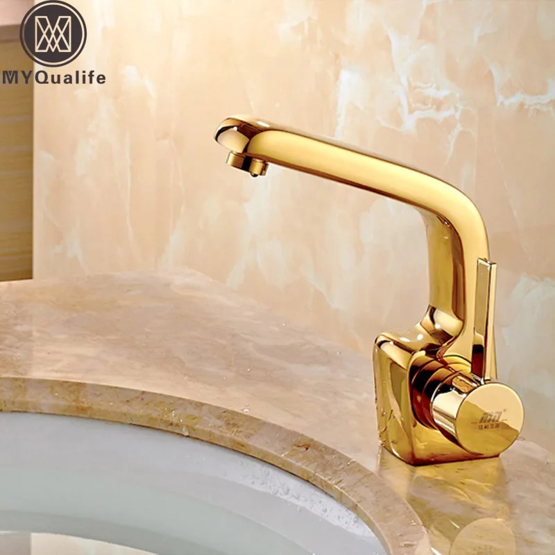 Латунный золотой Смеситель для бассейна в европейском стиле кран ванной комнаты