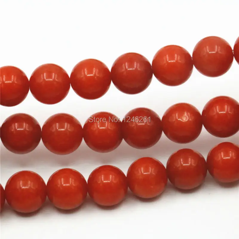 6mm 8mm 10mm 12mm Ornaments Red Sardony Loose DIY Round Beads Stone Hand Made Jewelry Making Design Girls Gifts Christmas Gems | Украшения