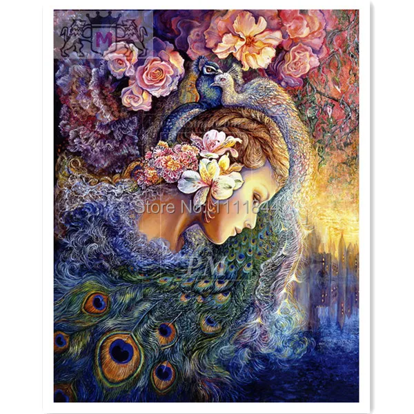 Набор для портретной живописи рукоделия вышивки крестиком 11ct Красивая Женская