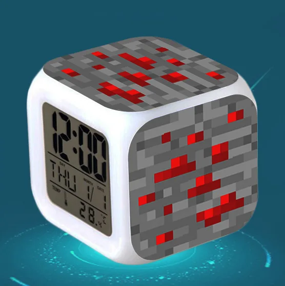 21 Мультяшный детский будильник reloj despertador TNT цифровые часы красочные светящиеся wekker настольные светодиодный светильник wake up Reveil - Цвет: 21