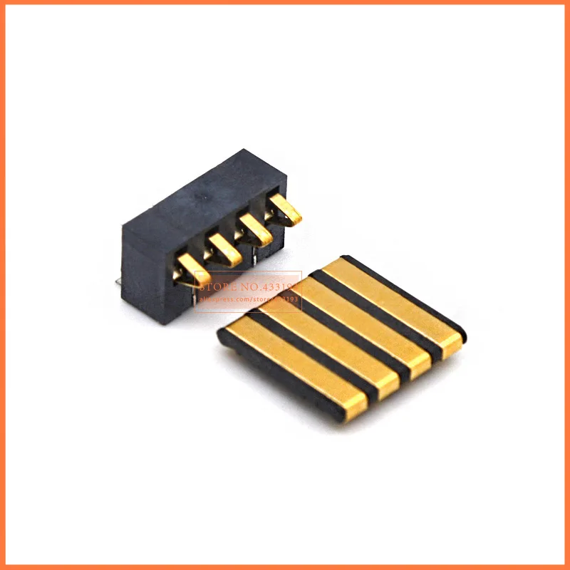 4pin стоящая модель батарейный соединитель мужской + Женский штекер внутренний