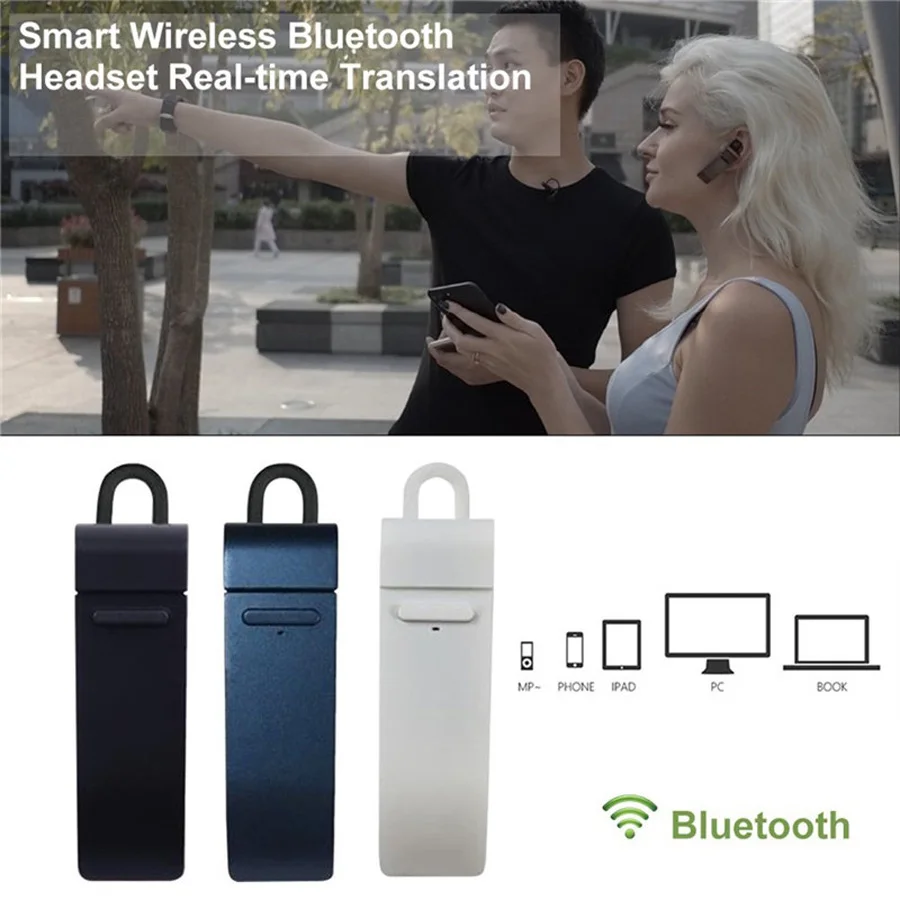 Highever портативный bluetooth 4 2 умный голосовой переводчик синхронный перевод