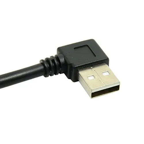 Mini USB 5Pin 90 градусов левый и правый угловой штекер на 2 0 зарядный кабель 20