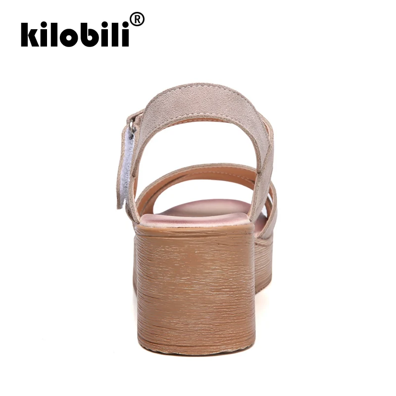 Kilobili/женские босоножки коллекция 2019 года сезон лето женская повседневная обувь