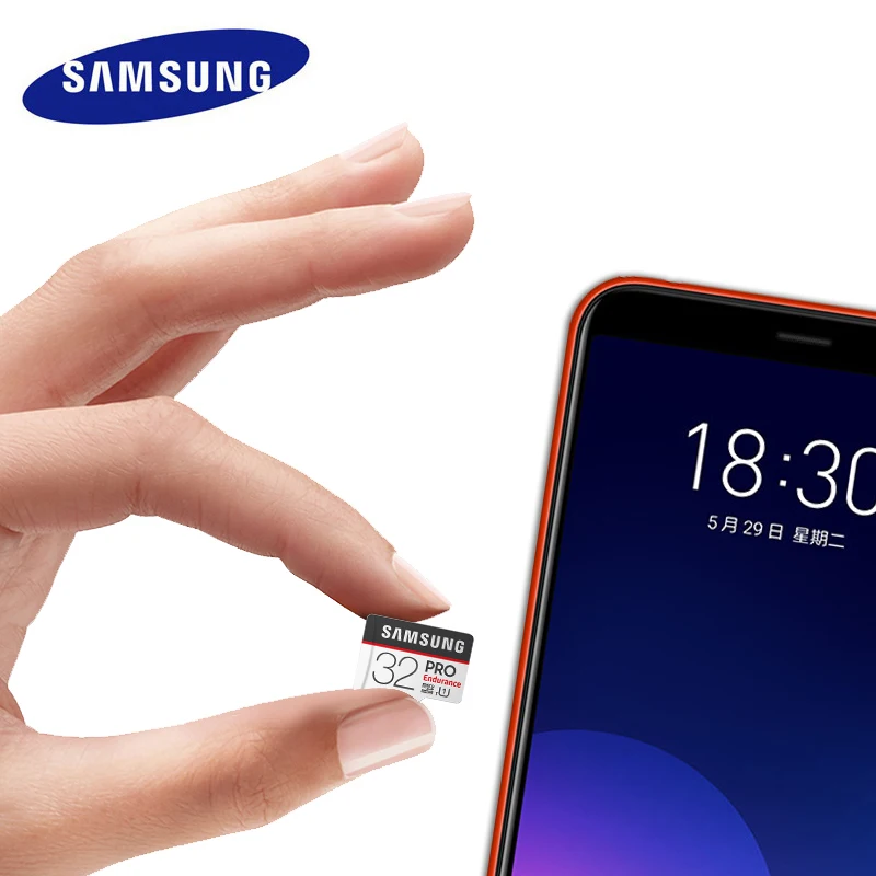 Карта памяти SAMSUNG PRO Endurance micro sd 32 Гб SDHC microsd 64 128 ГБ SDXC tf флэш-карта U1 Max 100 МБ/с./с 4K Micro
