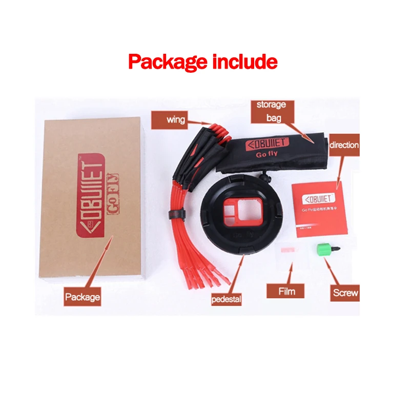 Для GoPro 5 Парашютная птица Летающая фотография кронштейн Подставка для Go Pro Hero 6 7