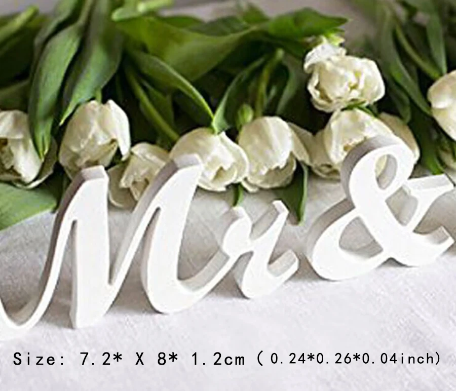 Деревянный домашний декор MR & MRS Белый Черный Алфавит украшения реквизит для