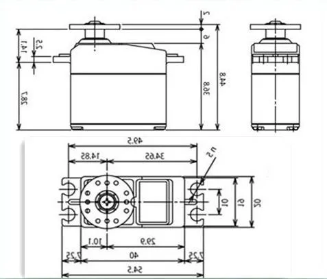 13 кг 15 кг сервоприводы цифровой MG995 MG996 MG996R Servo c металлическими Шестерни для Futaba JR автомобиль RC модель вертолета лодка для Arduino UNO "сделай сам"