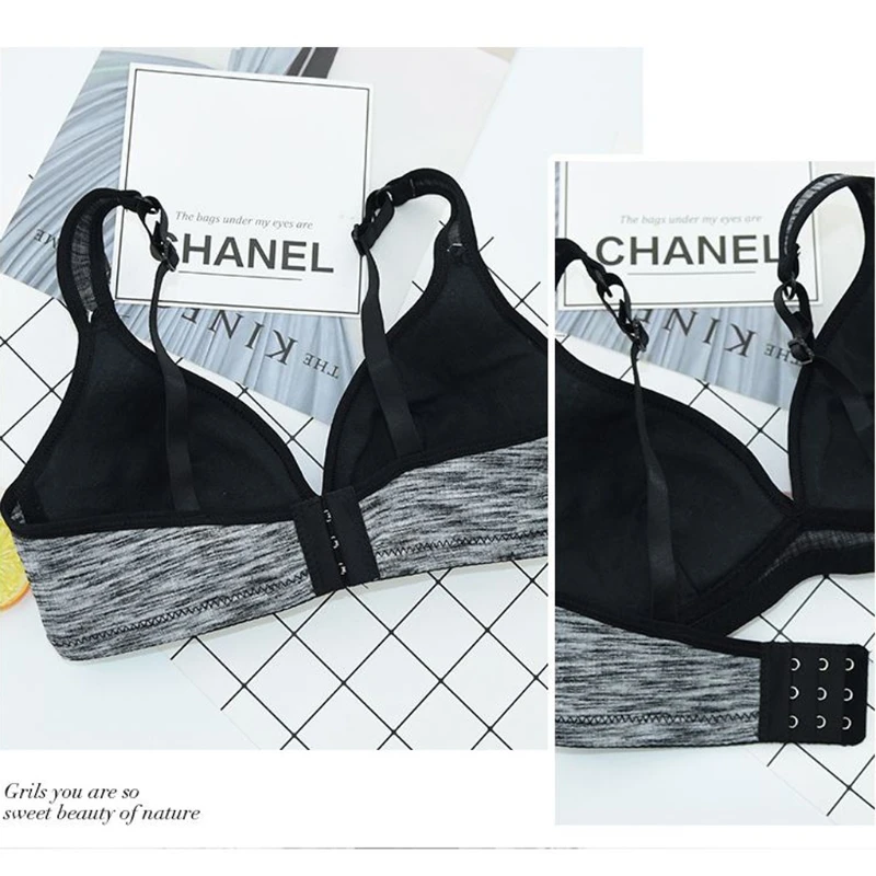 

Cute Bow Knot Teenage Young Girls Underwear Puberty Students Bra Candy Color New