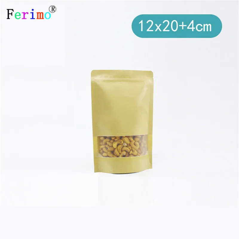 free shipping 12*20cm 100pcs leisure food bag nut traditional Chinese medicine candy tea | Дом и сад